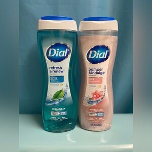 Dial Body Wash 16 fl oz (2 Pack ~ Spring Water and Silk & Magnolia)